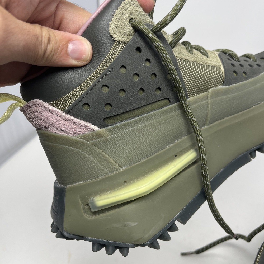 Adidas x Pharrell HU NMD S1 RYAT Men's Size 8 Focus Olive Sneakers IE4686 - Picture 6 of 14